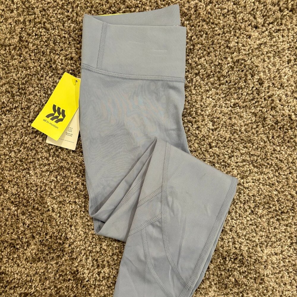 All in Motion Novelty Legging - Slate Blue NWT